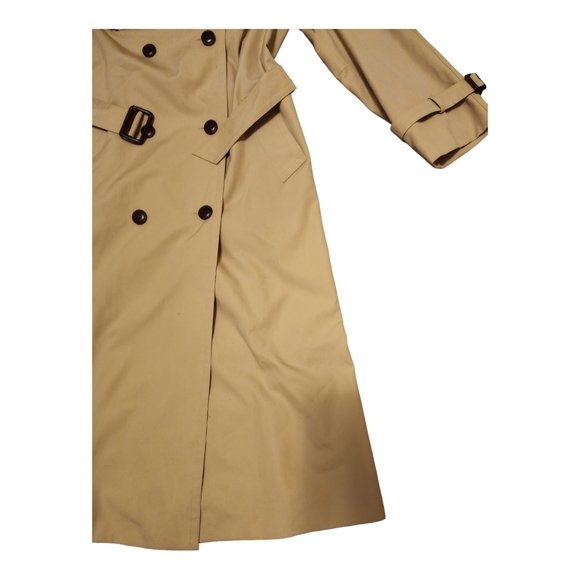 Vtg Etienne Aigner Double Breasted Trench Coat - Picture 2 of 9